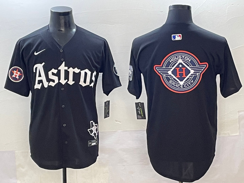 Men Houston Astros blank black MLB Nike 2025 jersey style  26->philadelphia phillies->MLB Jersey